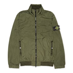 Stone Island PU Jacket burgundy groen