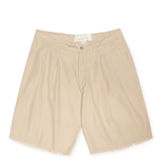 ERL Distressed Chino Shorts Woven cream beige