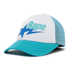 A Bathing Ape Bape Sta Mesh Cap red blue