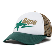 A Bathing Ape Bape Sta Mesh Cap red grün