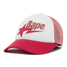 A Bathing Ape Bape Sta Mesh Cap red red
