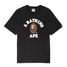 A Bathing Ape College Tee schwarz