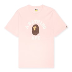 A Bathing Ape College Tee pink light pink