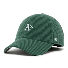 '47 MLB Oakland Athletics Cord Base Runner Clean Up Cap grün