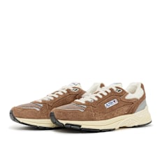Autry Hyperway Low Man Suede Mesh white/silver braun