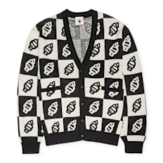ICECREAM Checkerboard Cardigan black schwarz