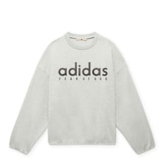 adidas Originals x Fear of god Athletics Heather Fleece Crewneck grau