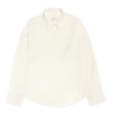AMI PARIS Chemise Boxy ivoire beige