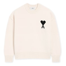 AMI PARIS Felted Crew ADC beige