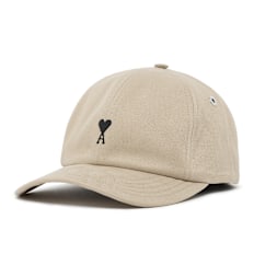 AMI PARIS Cap cafe creme beige