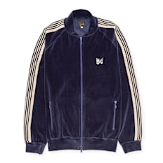 Needles Rib Collar Track Jacket blue