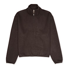 Sunflower Wool Half Zip brown