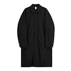 Sunflower Relaxed Nylon Coat black