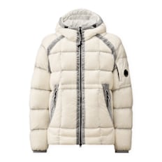 C. P. Company Medium Jacket In Dd-Shell weiß