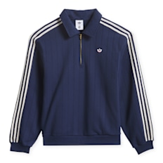 adidas Originals x Clot by Edison Chen Quarter Zip Sweater blue