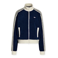 adidas Originals Velour Knit Tracktop blauw