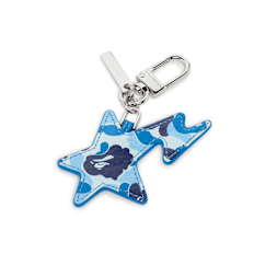 A Bathing Ape ABC Camo Sta Keychain M blauw