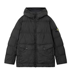 Stone Island Short Parka black zwart