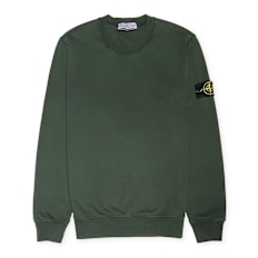 Stone Island SWEATSHIRT black green