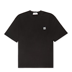 Stone Island Shortsleeve T-Shirt polo black zwart
