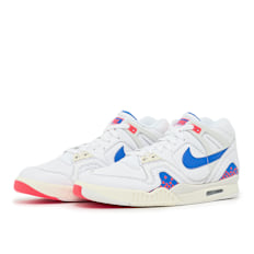 Nike Air Tech Challenge II QS white/royal blue-laser crimson weiß