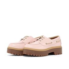 Timberland Wmns Stone Street Boat Shoe Patent Leather rosa