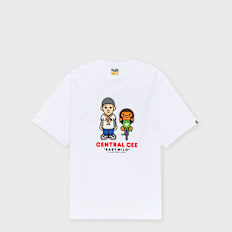 A Bathing Ape x Spotify x Central Cee Baby Milo Tee weiß