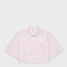 Nike Wmns sportswear Woven Popelin Stripe Shirt rosa