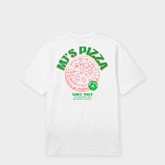Jordan Pizza Graphic Crewneck T-Shirt wit