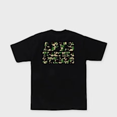 A Bathing Ape ABC Camo College ATS Tee schwarz