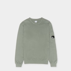 C. P. Company Sweatshirts Crew Neck grijs