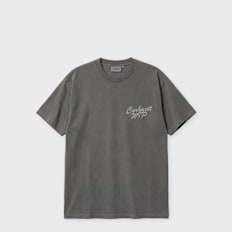 Carhartt WIP S/S Hatching Script T-Shirt Grau