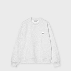 Carhartt WIP Mack Sweat ash heather/black Braun