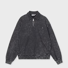 Carhartt WIP Lambert Polo Sweater blau