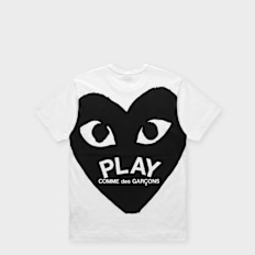 Comme des Garcons Play T-Shirt Black Emblem white