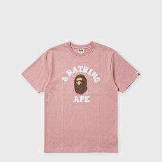 A Bathing Ape College Tee Pink
