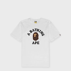 A Bathing Ape College Tee white weiß
