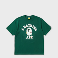 A Bathing Ape Bape Sticker College Relaxed Fit Tee grün