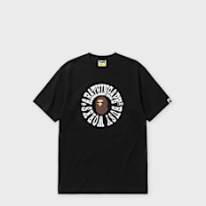 A Bathing Ape Busy Works Logo Relaxed Fit Tee black