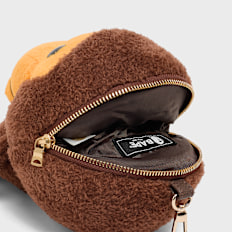 A Bathing Ape Baby Milo Plush Doll Bag brown
