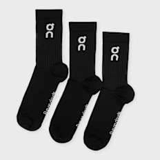On Logo Sock High 3P zwart