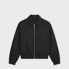 AMI PARIS Ami De Coeur Padded Zipped Jacket black