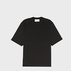 AMI PARIS T-Shirt Tonal Embossed schwarz