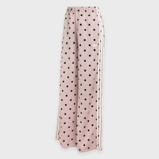 adidas Originals Satin Polka Dots Wide Leg Pant Undefined Color