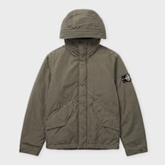 Stone Island Short Parka grün