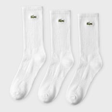 Lacoste Crew Socks (3 Pack) white