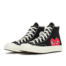 Comme des Garcons Play Chuck Taylor High schwarz