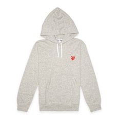 Comme des Garcons Play Hooded Sweatshirt grijs