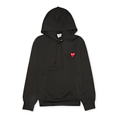 Comme des Garcons Play Hooded Sweatshirt schwarz