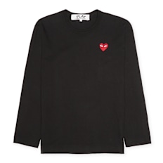 Comme des Garcons Play Play Sweatshirt zwart